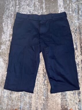 Roundtree & Yorke Men's Dark Navy Flat-Front Shorts